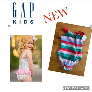 NEW GAP Kids Striped Swimsuit